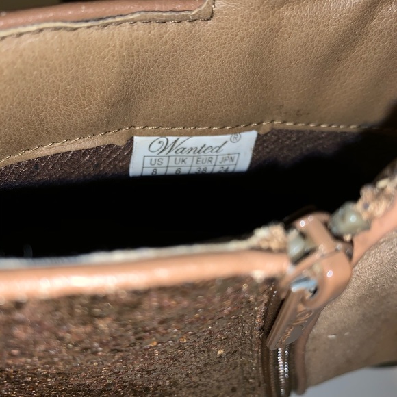 Glitter Embellished Heel Booties Sz 8 - Picture 12 of 12